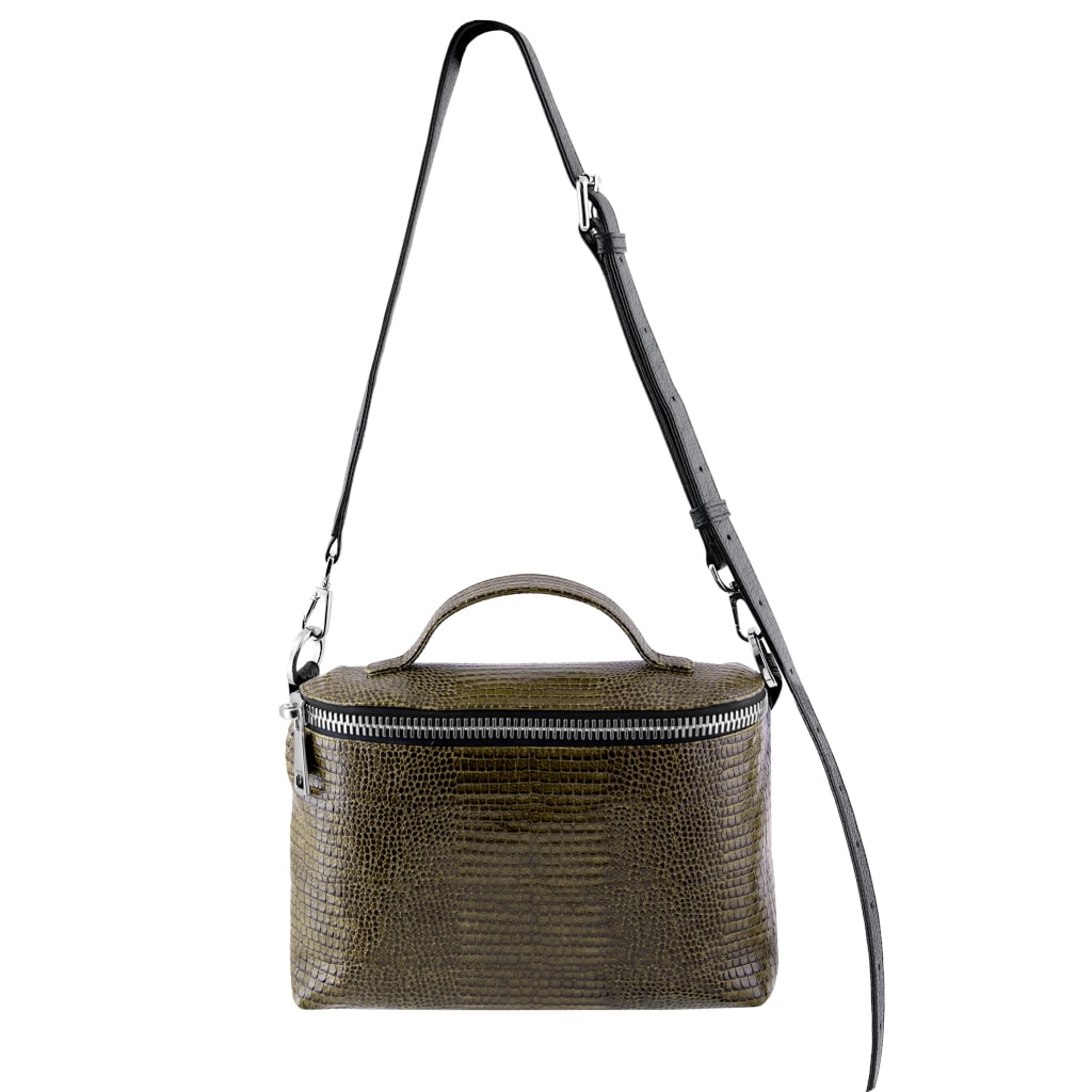 Crossbody Vanity Bag Olive adjustable strap MOLTO torebka